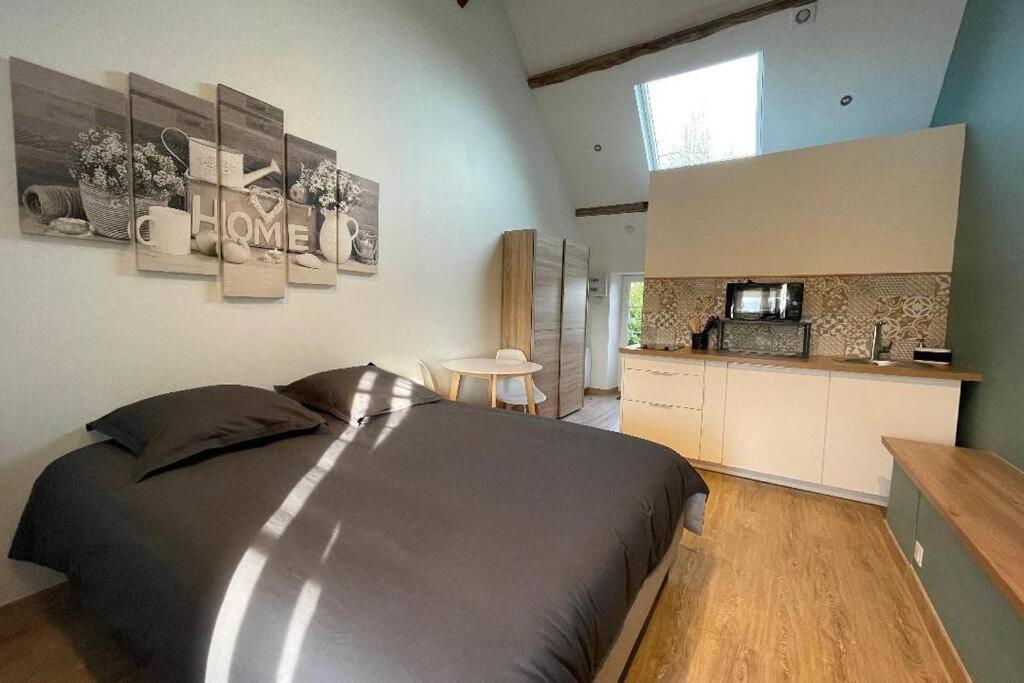 Studio Independant 2 Pers - Chatillon Sur Colmont La Petite Gare Bagian luar foto
