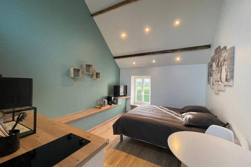 Studio Independant 2 Pers - Chatillon Sur Colmont La Petite Gare Bagian luar foto